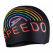 Шапочка для плавания Speedo Slogan Print Cap 8-0838516037 черно-мульти 75_75