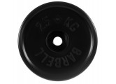 Диск олимпийский d51мм евро-классик MB Barbell MB-PltBE-2,5 2,5 кг черный