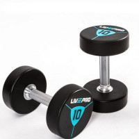 Гантели в уретане 22 кг Live Pro Premium Urethane Dumbbells LP8000-22