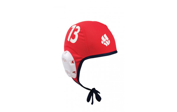 Шапочка для водного поло Mad Wave Waterpolo Caps M0597 01 13 05W красный 600_380