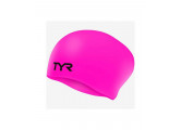 Шапочка для плавания TYR Long Hair Wrinkle-Free Silicone Cap, силикон, LCSL\693 розовый