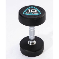 Гантели в уретане 10 кг Live Pro Studio Dumbbells LP8075-10