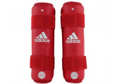 Защита голени Adidas WAKO Kickboxing Shin Guards красная adiWAKOSG01