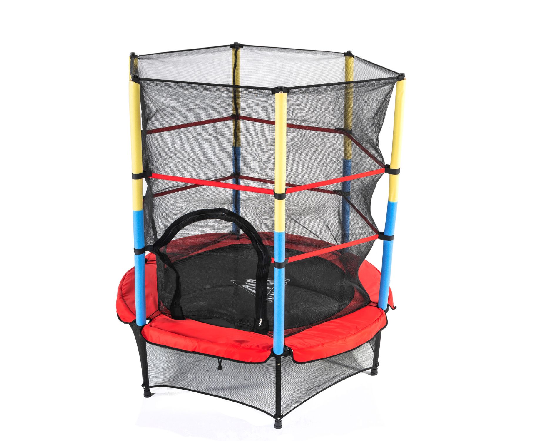 Батут DFC Jump kids 55" (137см) 55INCH-JD-RYB красно-желто-синий 1834_1500