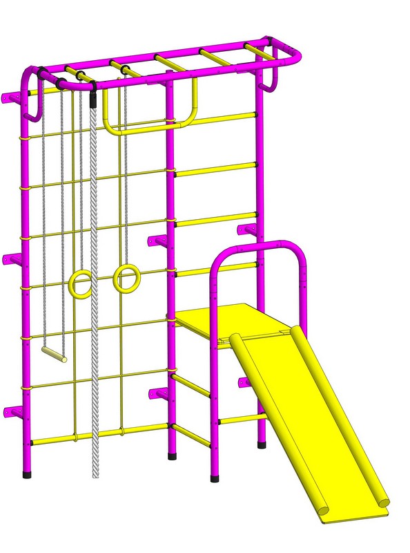 Детский спортивный комплекс Пионер С107 с цв горк 1,2м 594_800