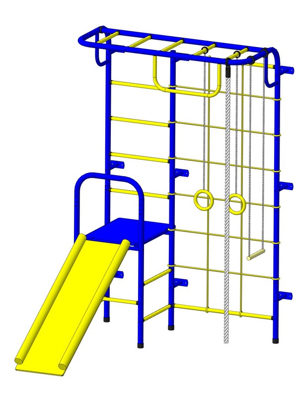 Детский спортивный комплекс Пионер С107 с цв горк 1,2м 594_800