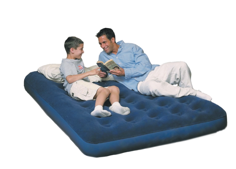 Надувной матрас Bestway Flocked Air Bed - Air Pump(Double) 191х137х22 см 67287 825_589