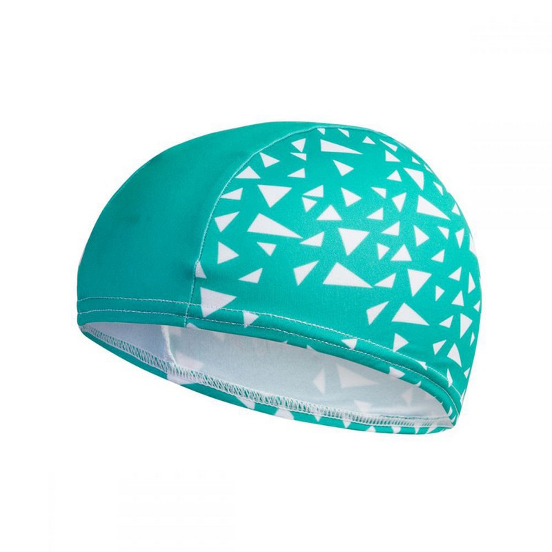 Шапочка для плавания Speedo Printed Polyester Cap Jr 8-12241D680 зелено-белый 800_800