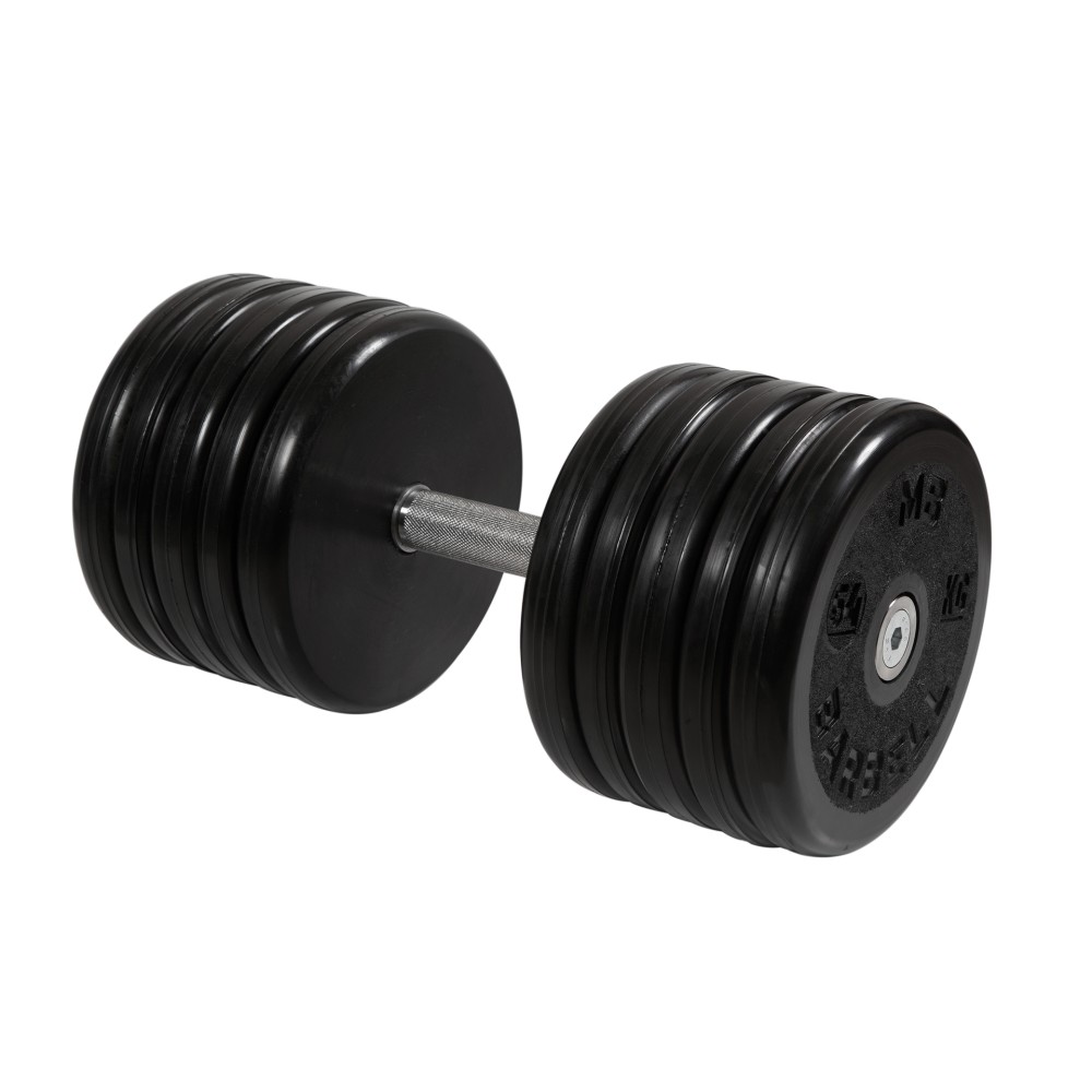 Гантель классик MB Barbell с вращающейся ручкой 54 кг MB-FdbEM-B54 1000_1000