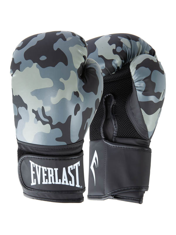 Перчатки тренировочные 10oz Everlast Spark P00002790 серый\камуфляж 600_800